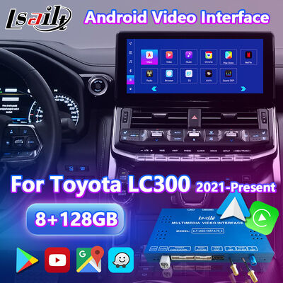Lsailt Android Navigatie Carplay Interface voor 2021-2024 Toyota Land Cruiser 300 GX-R VX-R GR GR-S Sahara ZX VX LC300