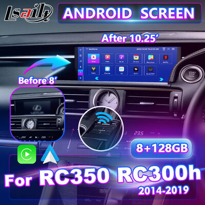 Lsailt Android Carplay Multimedia Interface Screen voor 2014-2018 Lexus RC350 RC300h RC200t RC300 RCF