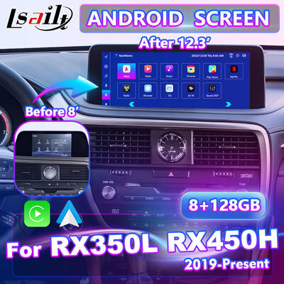 Lsailt Android Carplay Multimedia Scherm voor 2019-2021 Lexus RX 450h RX300 RX350L RX450hL RX350 RX450h