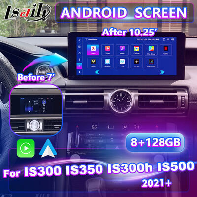 Lsailt Android Carplay Multimedia Interface Screen voor 2020-Present Lexus IS 300h IS300 IS350 IS500 IS300h