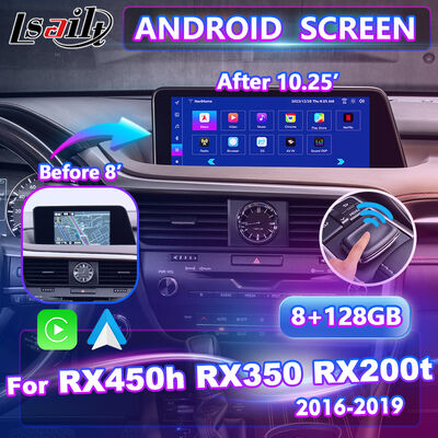 Lsailt Android Multimedia Carplay Screen voor 2016-2019 Lexus RX RX450h RX350 RX200t RX300 RX450L RX350L