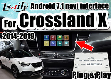 Android 7,1 Auto Videointerface voor 2014-2018 Opel Crossland X smartphone van de Insignessteun mirrorlink, dubbele vensters