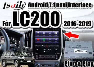 De Autointerface van Lsailtandroid voor Land Cruiser 2016-2019 LC200 met ingebouwde CarPlay, YouTube, GPS-Navigatie
