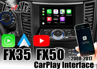 De Autoauto die van Android Carplay-Interface voor Infiniti 2012-2018 FX35 FX50 weerspiegelt
