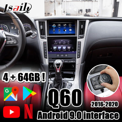 Lsailt 4GB CarPlay/de Autointerface van Android met Android-auto, YouTube, Netflix, Yandex voor Infiniti 2016 nu Q50 Q60