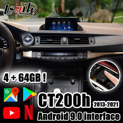 Lexus Video Interface voor CT200h met CarPlay, NetFlix, YouTube, Waze 4+64GB PX6 door Lsailt
