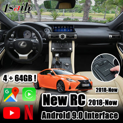 PX6 RK3399 CarPlay/Android-Interface voor Lexus 2013-2021 RC met Android-Auto, NetFlix, YouTube RC200t RC300h