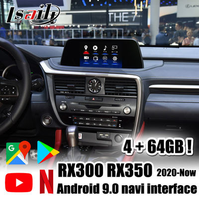 CarPlay/Android-de steun Systeemlexus video interface van Van verschillende media om de Video, Achtercamera's van 4K HD voor RX300h RX350 te spelen