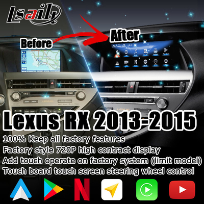 10,25 Duim van Lexus Android Screen DSP de Aanpassingslsailt voor RX350 RX450h