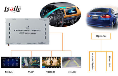 De autodelen Videointerface Van verschillende media GPS Navi van Honda voor Juiste/Linkeraandrijving u-V, Achtercamera
