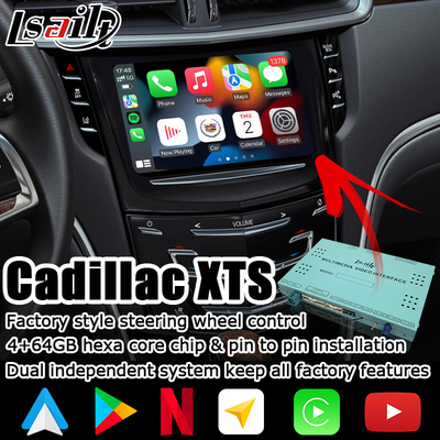 Videointerface de autonavigatie van de de van verschillende media doos van Carplay Android voor de video van Cadillac XTS