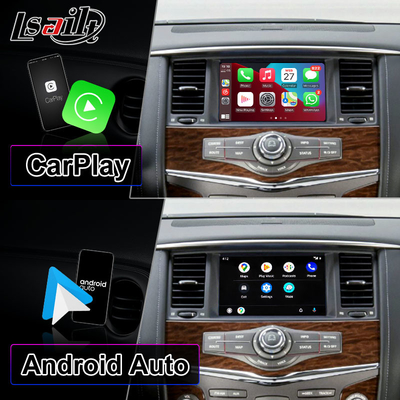 Lsailt Auto Multimedia Scherm voor Nissan Patrol Y62 2011-2017 Met Draadloze Android Auto Carplay