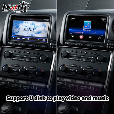 De Autocarplay Interface van Lsailtandroid voor Nissan GTR GT-r R35 Nismo 2008-2010