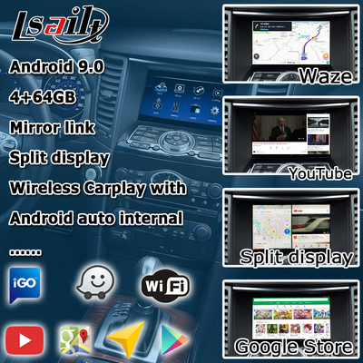 INFINITI QX70 FX35 FX37 HD-scherm upgrade draadloos carplay android auto IT06
