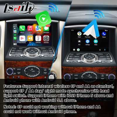 Infiniti QX50 EX EX35 EX25 EX37 Nissan skyline crossover Android HD scherm carplay android auto upgradew