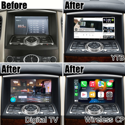 Infiniti QX50 EX EX35 EX25 EX37 Nissan skyline crossover Android HD scherm carplay android auto upgradew