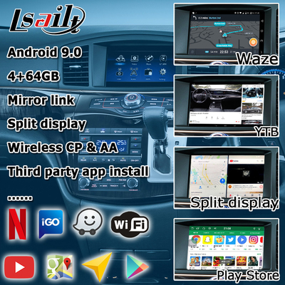 Nissan Elgrand E52 HD muti vingeraanraking HD-scherm upgrade draadloze carplay android auto