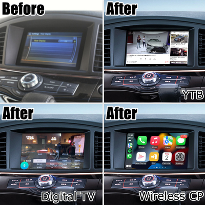 Nissan Elgrand E52 HD muti vingeraanraking HD-scherm upgrade draadloze carplay android auto