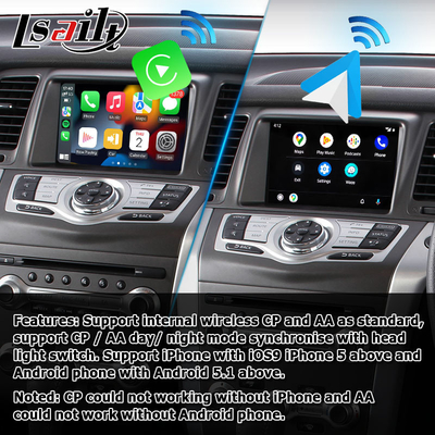Nissan Murano Z51 Android HD-scherm upgrade Android auto carplay Youtube waze Netflix play