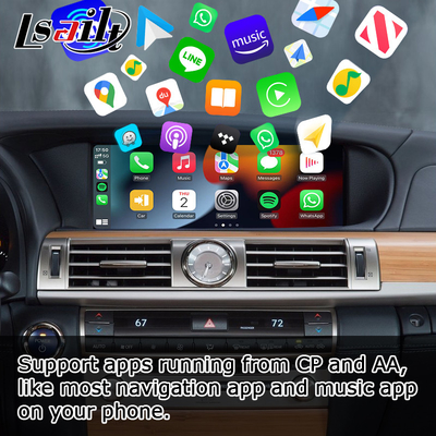 Draadloze carplay upgrade voor Lexus LS600h LS460 2012-2017 12 display android auto screen mirroring door Lsailt
