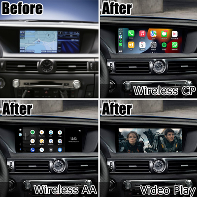 Draadloze carplay android auto interface voor Lexus GS450h GS350 GS200t door Lsailt