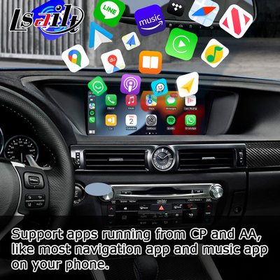 Draadloze carplay android auto interface voor Lexus GS450h GS350 GS200t door Lsailt