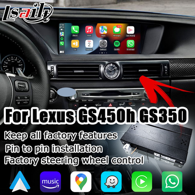 Draadloze carplay android auto interface voor Lexus GS450h GS350 GS200t door Lsailt