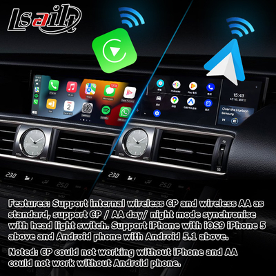 Lexus IS350 IS200t IS300 IS300h draadloze caprlay android auto box schermspiegeling