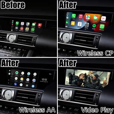 Lexus IS350 IS200t IS300 IS300h draadloze caprlay android auto box schermspiegeling