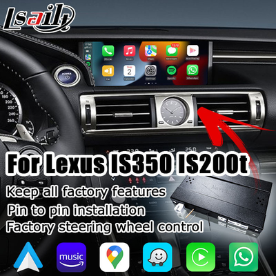 Lexus IS350 IS200t IS300 IS300h draadloze caprlay android auto box schermspiegeling