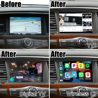 Infiniti QX80 QX56 Z62 carplay android auto multi vinger HD touchscreen upgrade IT08