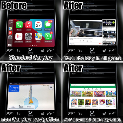 Van de de Interfaceverbetering van Android de Videodoos 4GB RAM For Volvo S60 S90 van Carplay AI