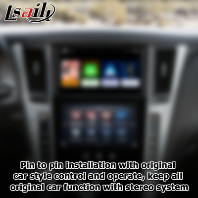 De projectiemedia van het Infinitiq50 Q60 draadloze carplay androïde autoscherm interface