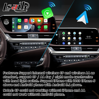 Draadloze carplay androïde auto voor de goedkopere versie van Lexus ES300h ES350 ES250