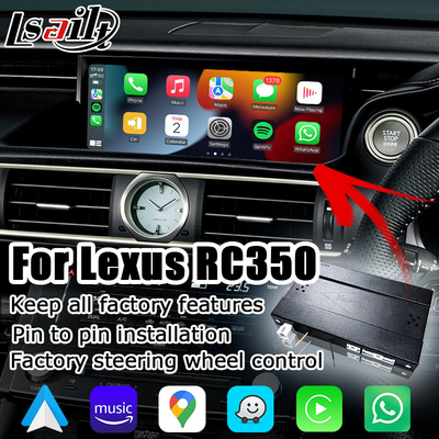Draadloze carplay voor de androïde auto van Lexus RC RC350 RCF RC200t RC300h RC300