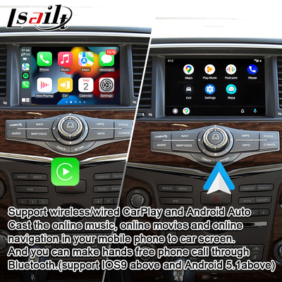 De Interface van Lsailtcarplay voor Nissan Armada, Zoektocht, Verkenner met Android-Auto, bevordert het originele scherm