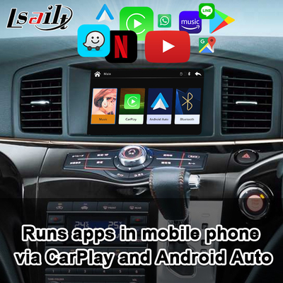 Nissan CarPlay Interface met Android-Auto, YouTube, Spotify voor Elgrand, Patrouille, Armada, Verkenner