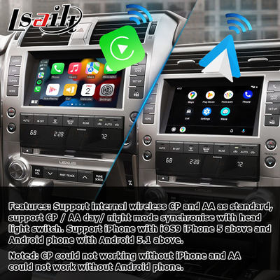 Integreert de carplay Android autoverbetering van Apple voor OEM van Lexus GX460 stijl verbetering