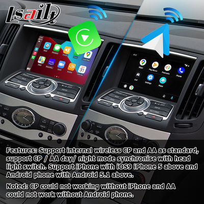 Plug en Play Infiniti G37 G25 Q40 draadloze carplay android auto module video interface box Navihome
