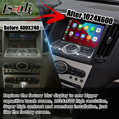 Plug en Play Infiniti G37 G25 Q40 draadloze carplay android auto module video interface box Navihome