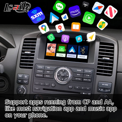 Het scherm draadloze carplay androïde autoverbetering van Nissan Pathfinder R51 IT06 HD