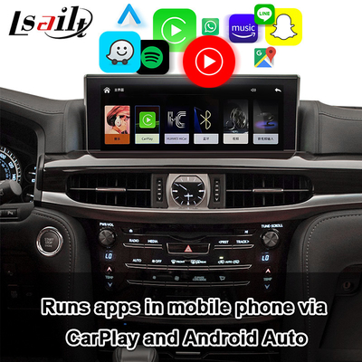 Draadloze CarPlay Decoder voor Lexus LX LX570 LX460d 2017-2022 Revese Camera Video Interface