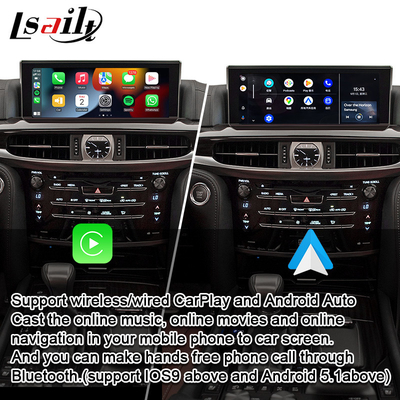 Draadloze CarPlay Decoder voor Lexus LX LX570 LX460d 2017-2022 Revese Camera Video Interface