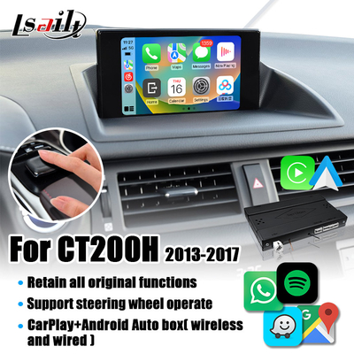 Module van Lsailt de Draadloze CarPlay voor Lexus CT200 2013-2022 met Android-Auto, Google Map