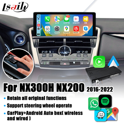 Lsailt Lexus CarPlay Interface voor NX NX200T, NX300h 2016-2022 met Linux-Systeem, Spiegelverbinding