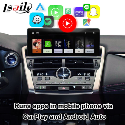 Lsailt Lexus CarPlay Interface voor NX NX200T, NX300h 2016-2022 met Linux-Systeem, Spiegelverbinding