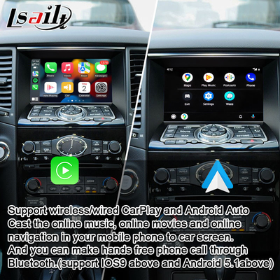 De draadloze Verbetering van het de Interface Originele Scherm van Apple CarPlay Android Auto voor Infiniti FX Q QX