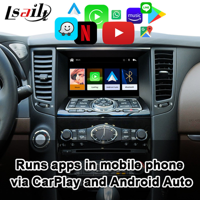 De draadloze Verbetering van het de Interface Originele Scherm van Apple CarPlay Android Auto voor Infiniti FX Q QX