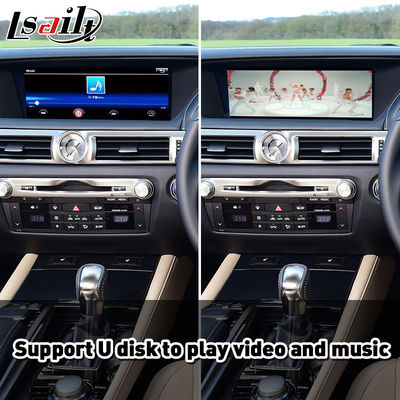 Lsailt Wireless Android Auto Carplay Interface voor Lexus GS300h GS200t GS350 GS450h GSF GS L10 2016-2020
