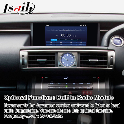 Lsailt Android Multimedia Interface voor Lexus IS 300h 250 350 200t 300 AWD F Sport XE30 2013-2016